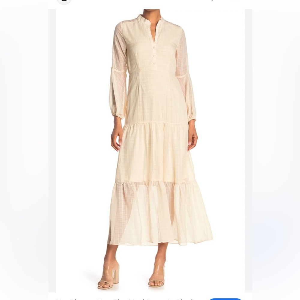 NSR Simone Two Tier Maxi Dress‎ NWT